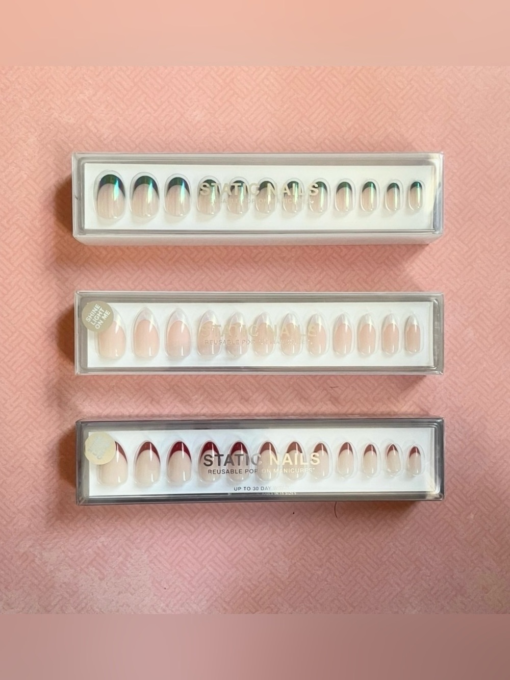 New Static Nails Reusable Nail Set Bundle